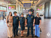 222 года славы Московской пожарной охраны: открытие выставки на станции метро «Воробьевы горы»