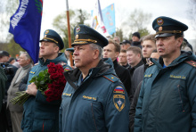 Личный состав МЧС России почтил память жертв аварии на Чернобыльской АЭС