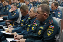 В столичном управлении МЧС России прошло инструкторско-методическое занятие с ответственными лицами по охране труда