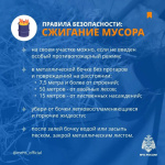 Правила безопасности: сжигание мусора