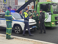 На юго-востоке столицы полицейские провели рейд по пресечению нарушений правил дорожного движения и незаконных перевозок граждан