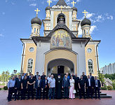 В храме Святого праведного Иоанна Кронштадтского прошло заседание руководства УВД по ЮВАО и Общественного совета по итогам первого полугодия 2026 года